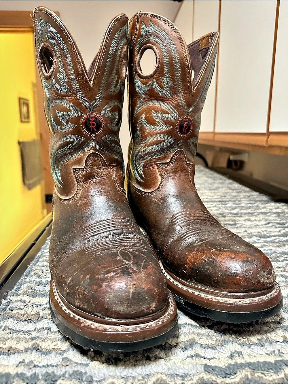 Tony Lama Western Boots Brown US 9 Fair